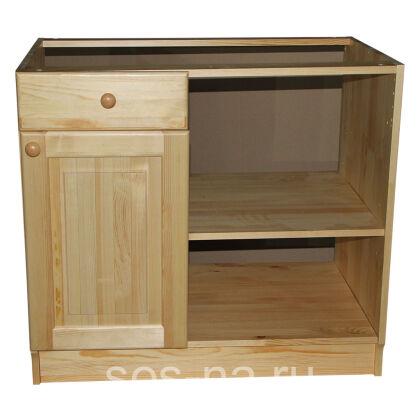 S-100R/L+1Z Тумба под угол 100 (1дв.+1ящ.) лев./прав.